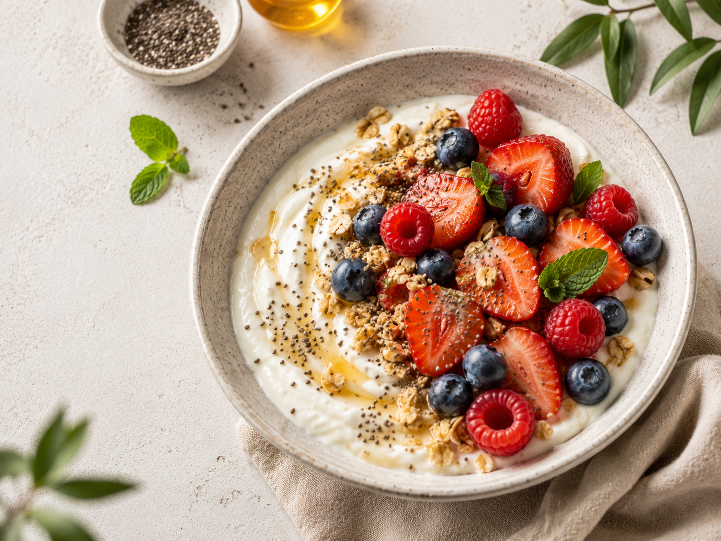 Berry & Greek Yogurt Breakfast Bowl